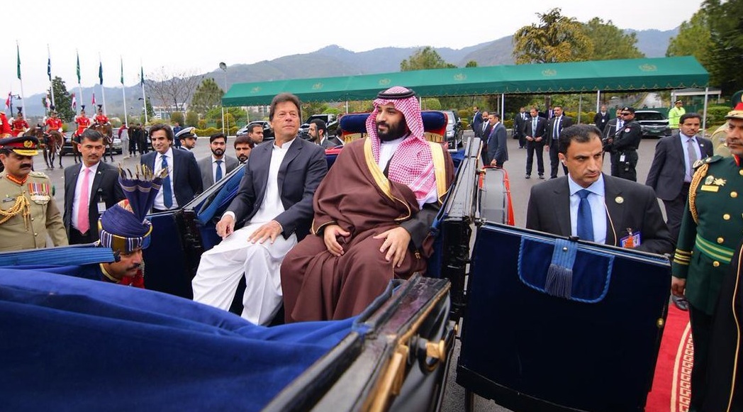 saudi crown visit pakistan