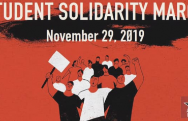 Student solidarity march