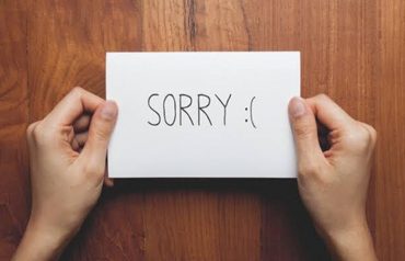 How to apologize