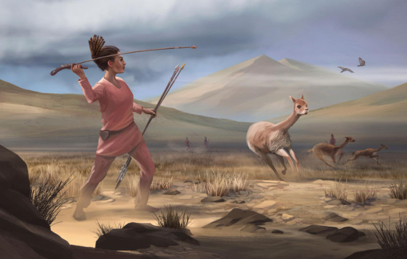 prehistoric female hunter