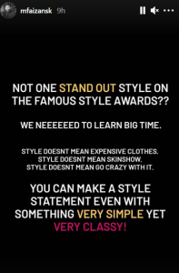 hum style awards